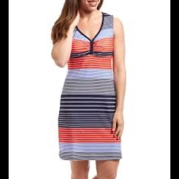 Gerry Athleisure Striped Dress - Picture 1 of 9